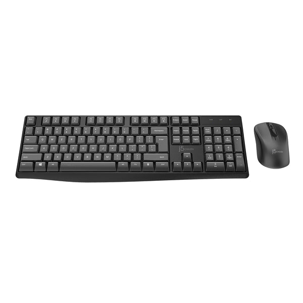 JIKMW105 Full-Size Wireless USB Keyboard and Mouse (Combo