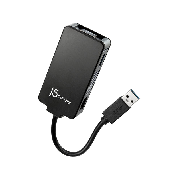 JUA370 USB 3.0 Multi-Adapter VGA & Gigabit Ethernet – j5create