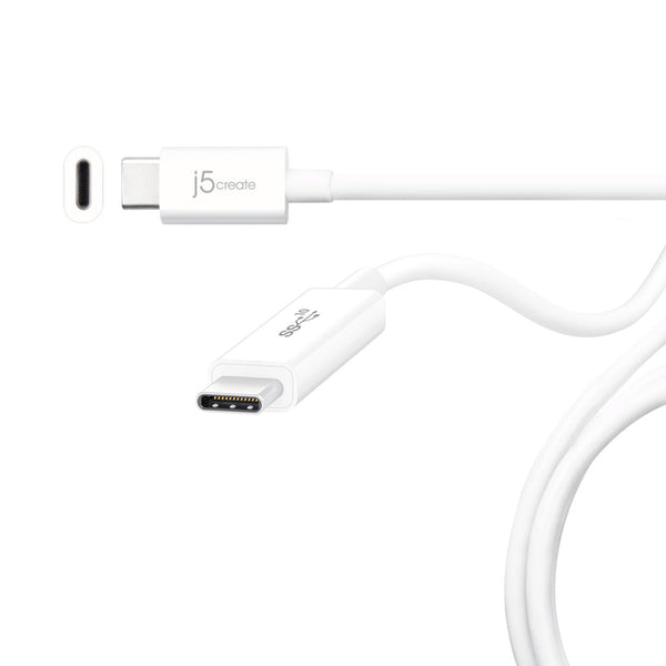 JUCX01 USB Type-C™ 3.1 to USB Type-C™ Coaxial Cable