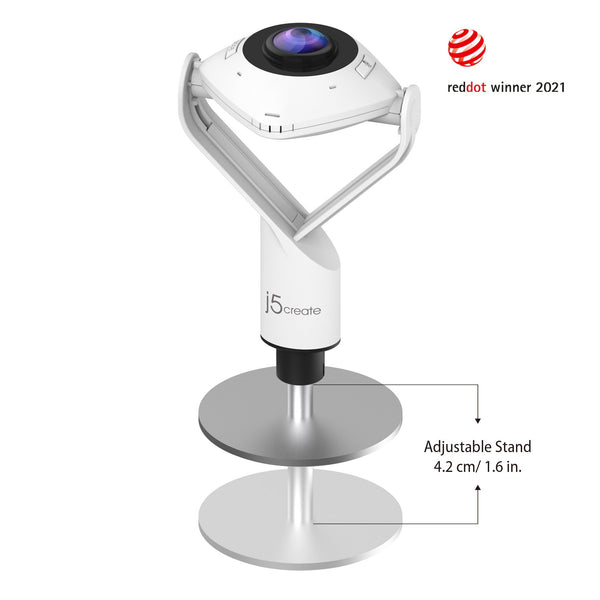 360° All Around Webcam (Model: JVCU360 ) – j5create International