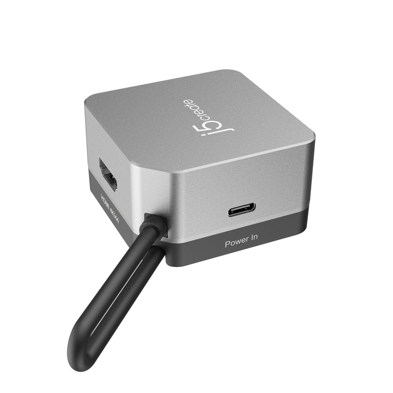 JCD361 Flexible Ports USB-C® 4K144 HDMI™ Hub - Cube Plus 6 in 1