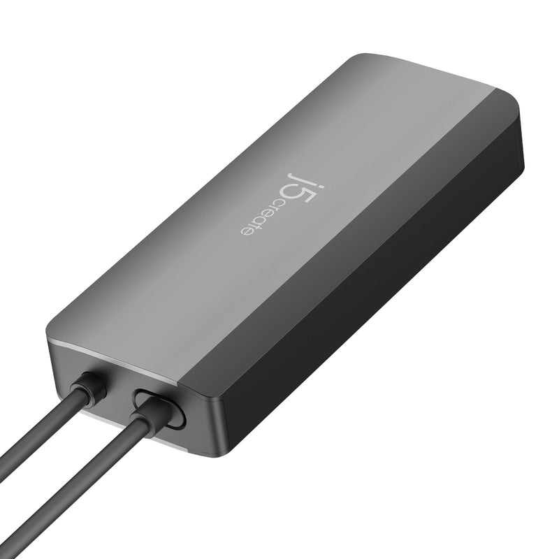JCD362 Flexible Ports USB-C® 4K144 HDMI™ Hub  - Slim 8 in 1