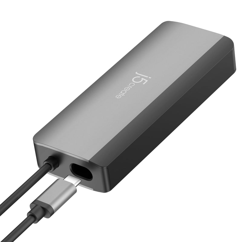 JCD362 Flexible Ports USB-C® 4K144 HDMI™ Hub  - Slim 8 in 1