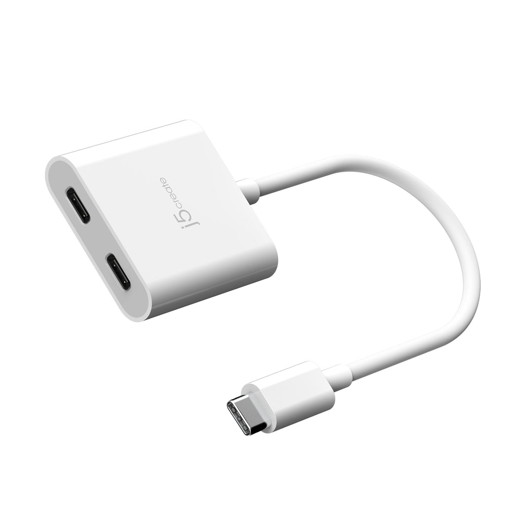 JCA164 USB-C® to Dual USB-C® with Video or Power Delivery