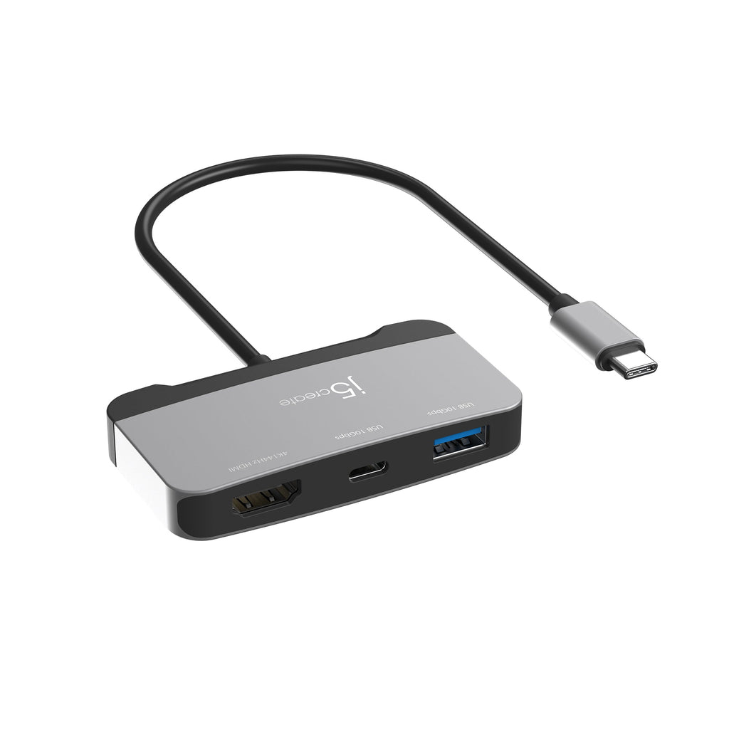 JCA399G USB-C® to USB™ 10Gbps & HDMI™ 4K144Hz Adapter