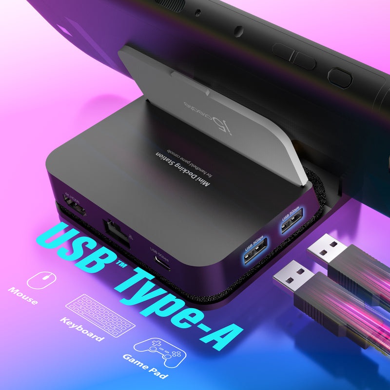 JCD624 Omni Side Dock for Nintendo Switch 2™ and Steam Deck™