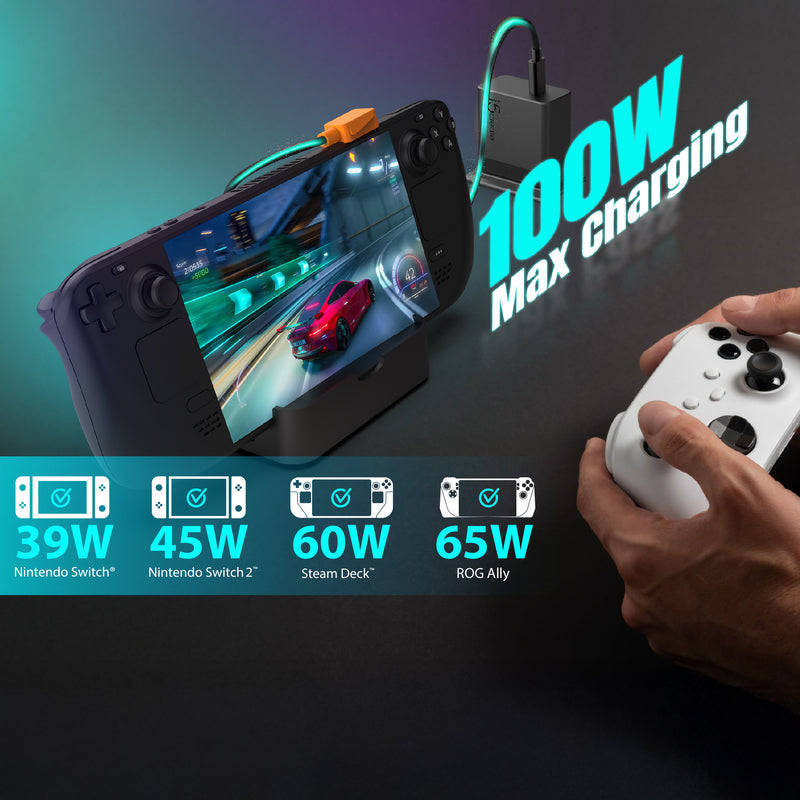 JCD624 Omni Side Dock for Nintendo Switch 2™ and Steam Deck™