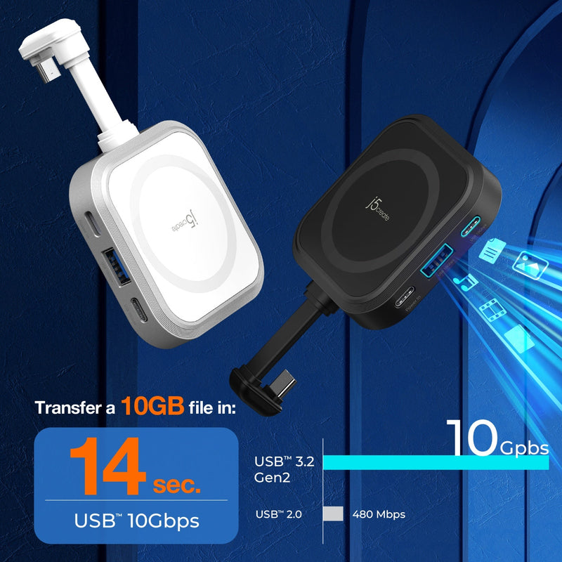 JCH168W USB-C® Multi-Port Hub