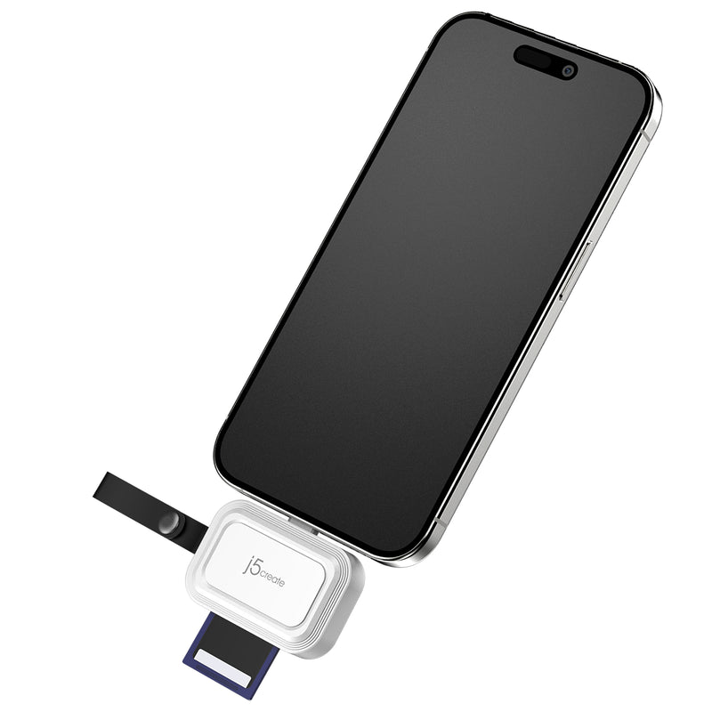 JCHSD33W USB-C® to SD™ /microSD™ Mini Adapter for Smartphones