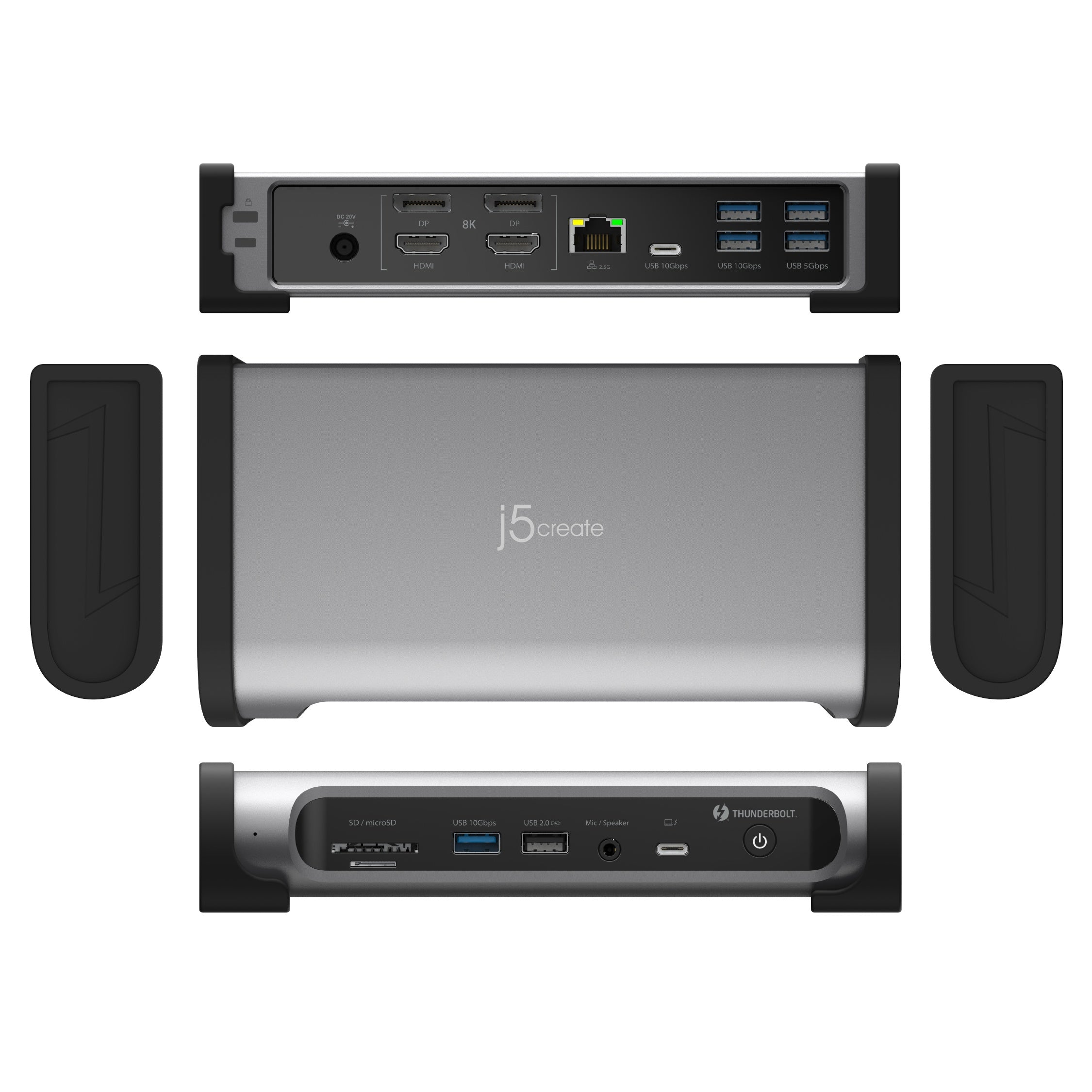 JTD568 Thunderbolt™ 4 Quad Display Docking Station – j5create