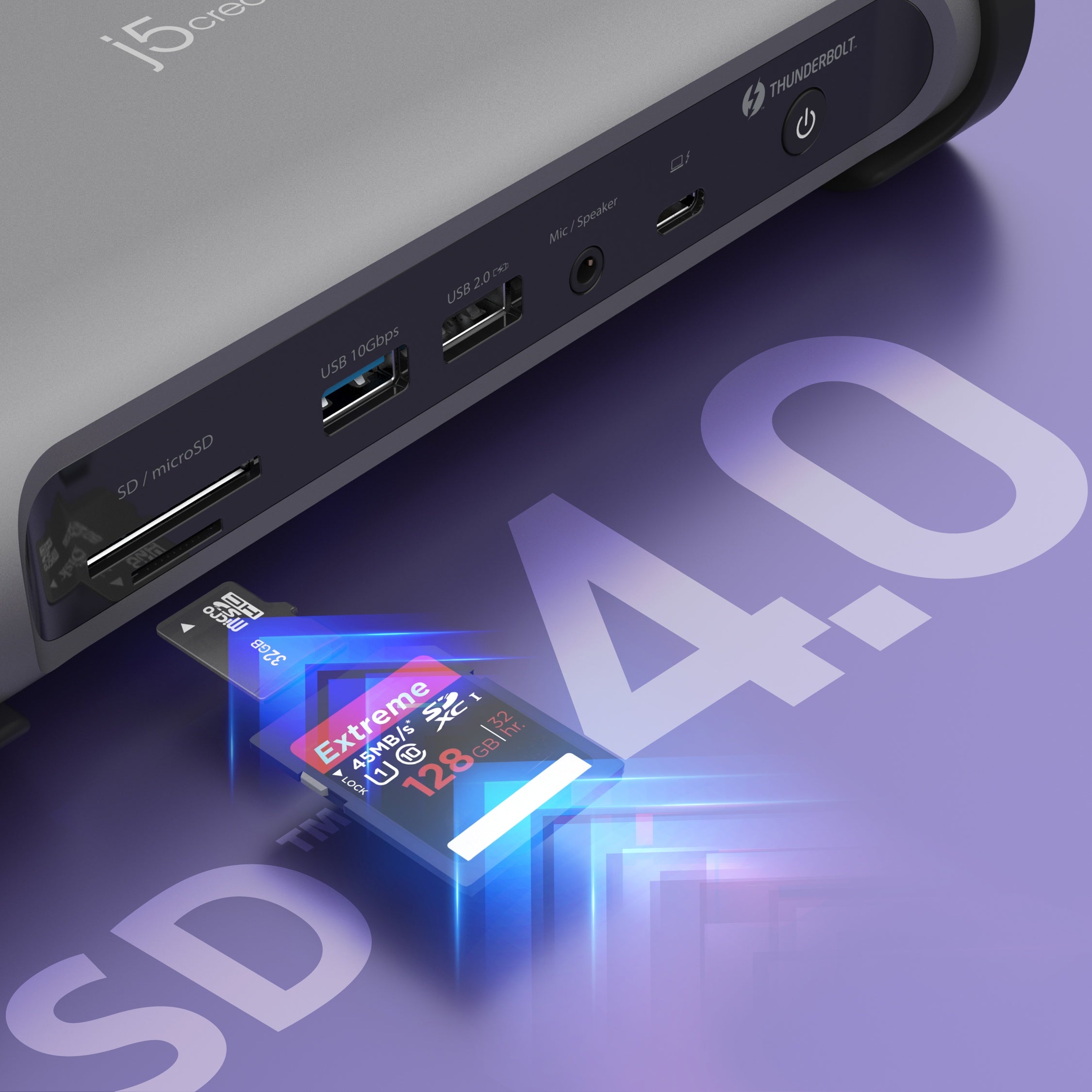 JTD568 Thunderbolt™ 4 Quad Display Docking Station – j5create