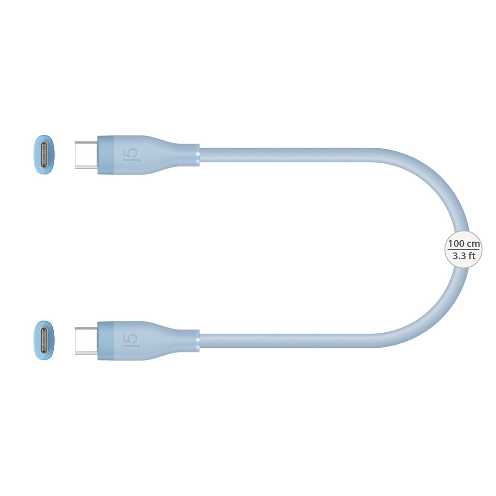 JUCX17 USB-C® 60W Liquid Silicone Fast Charging Cable