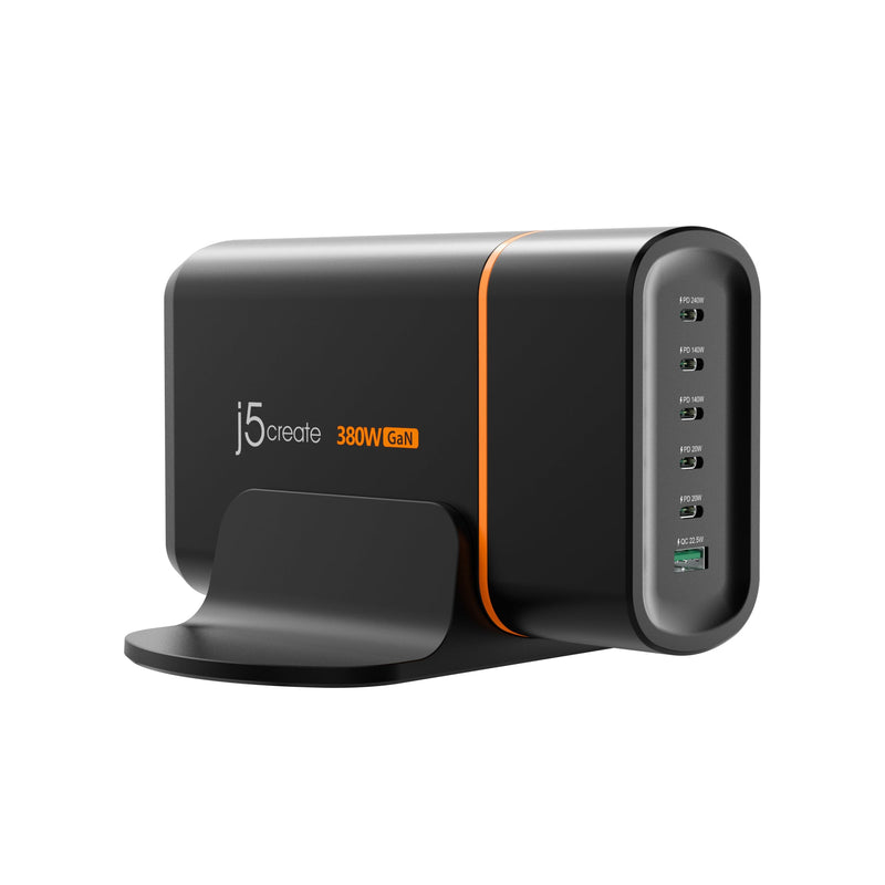JUP67380 380W GaN USB-C® 6-Port Charger