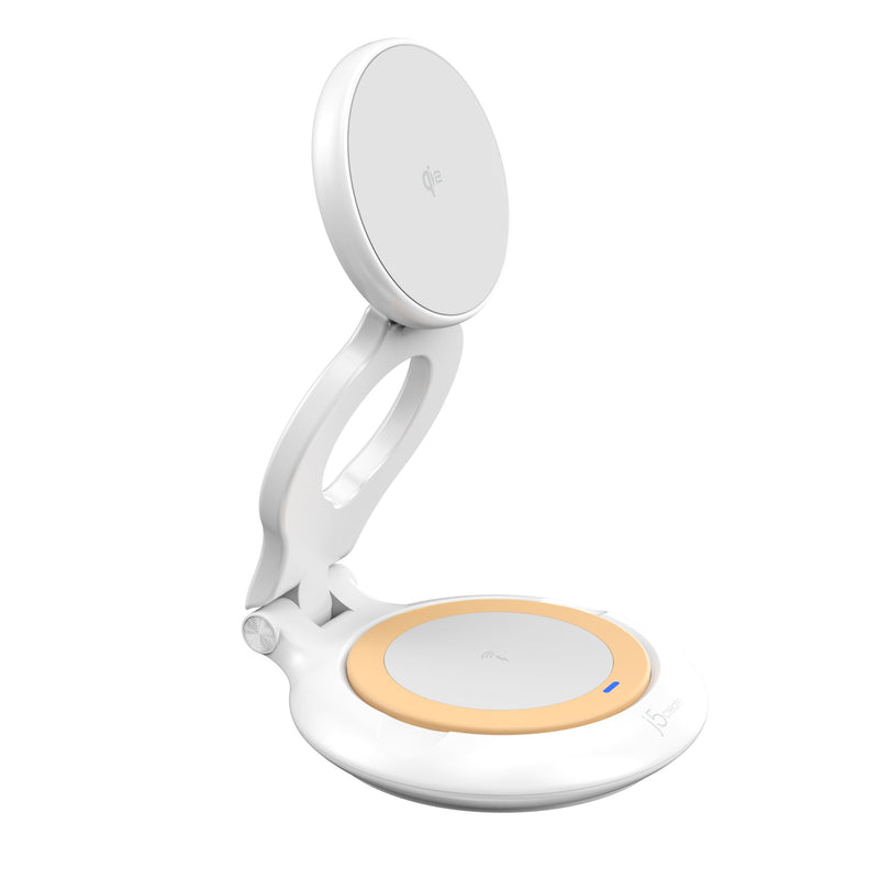 JUPW2415 Qi2 2-in-1 Magnetic Foldable Wireless Charging Station