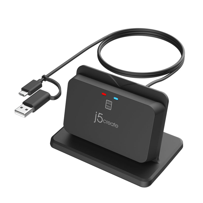 JUR261 USB™ Smart Card / CAC Reader Stand