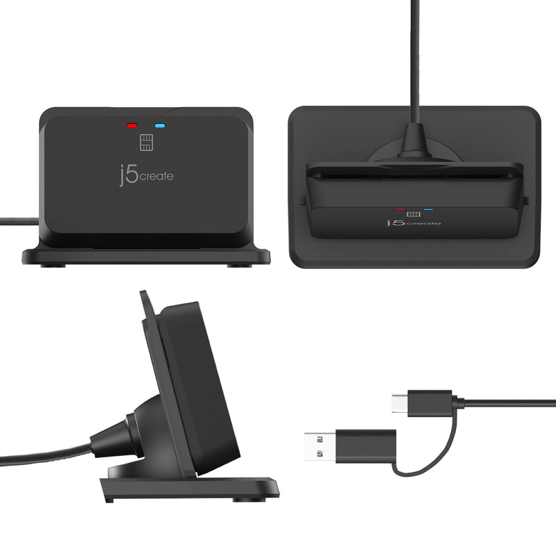 JUR261 USB™ Smart Card / CAC Reader Stand