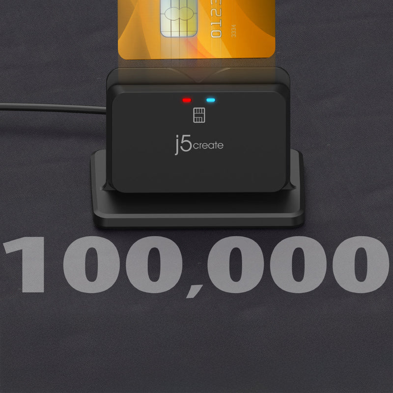 JUR261 USB™ Smart Card / CAC Reader Stand