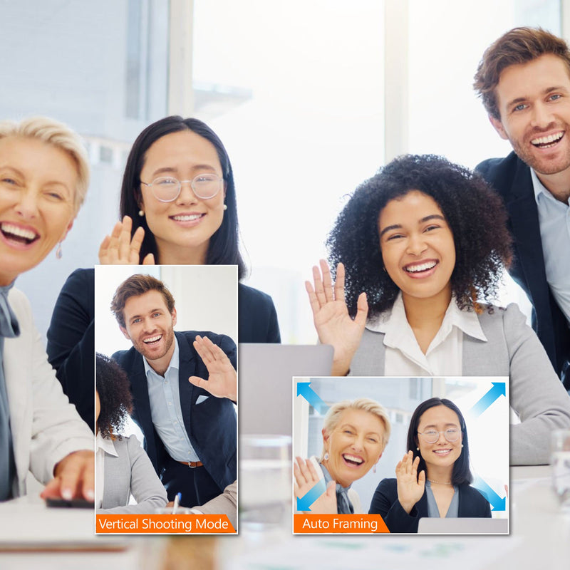 JVU302 2K AI-Powered Webcam with Auto-Focus