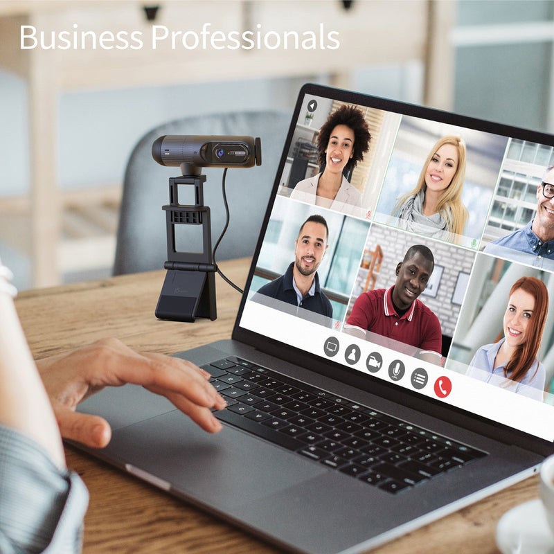 JVU302 2K AI-Powered Webcam with Auto-Focus