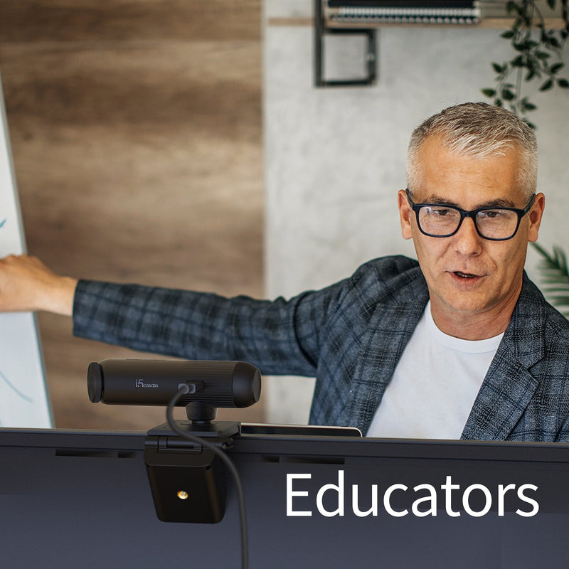 JVU302 2K AI-Powered Webcam with Auto-Focus