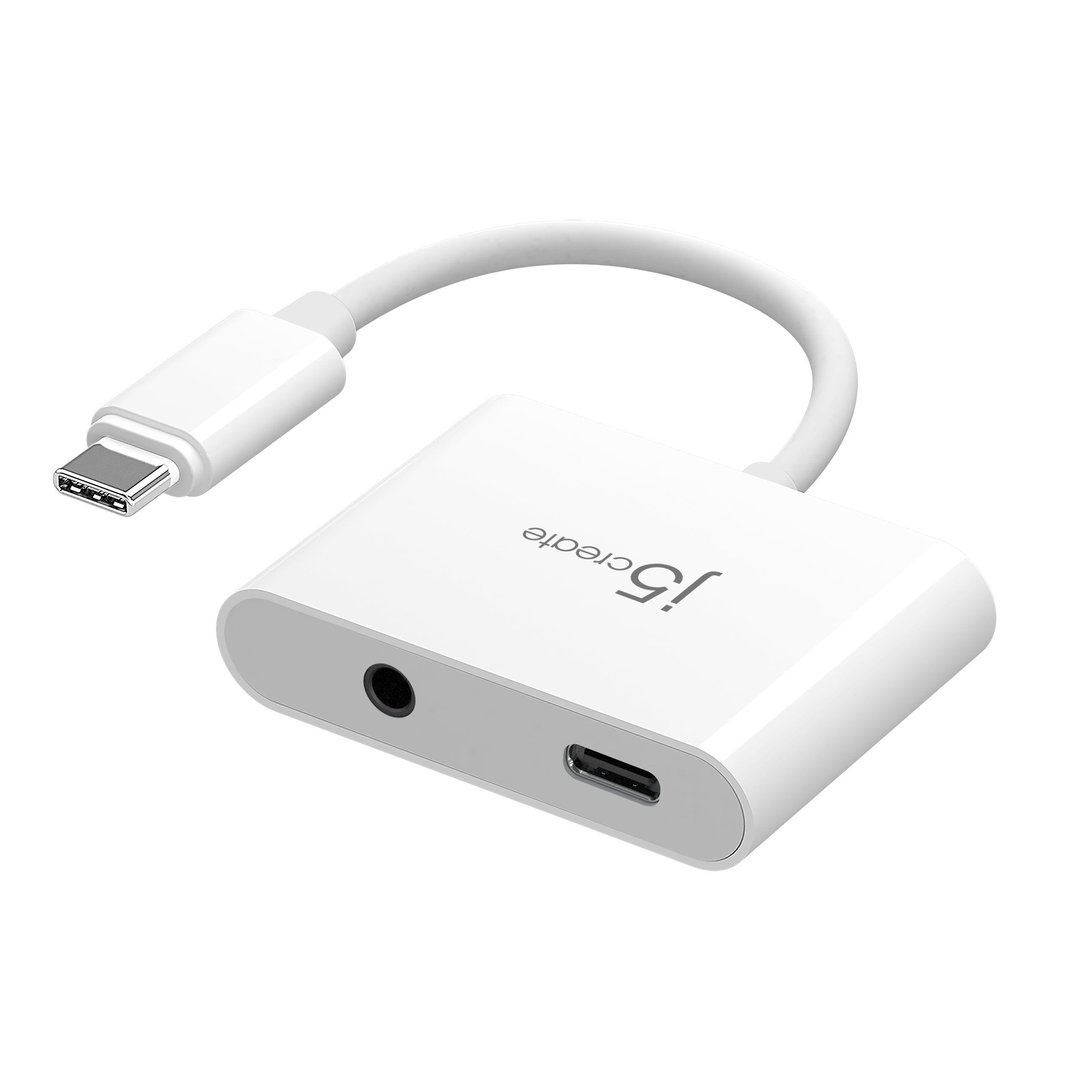 JCA122 USB-C® to 3.5mm Audio Adapter with Power Delivery