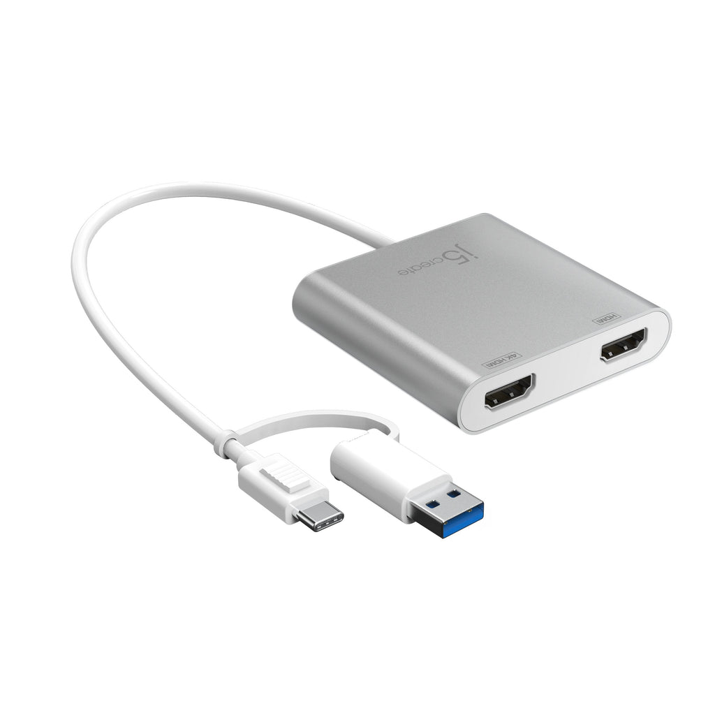 JCA365 USB-C® to Dual HDMI™ Multi-Monitor Adapter