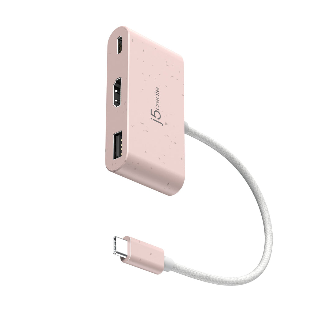 JCA379ER USB-C® to HDMI™ & USB™ Type-A with Power Delivery