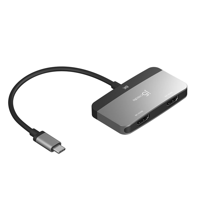 JCA465 8K USB-C® to Dual HDMI™ Display Adapter