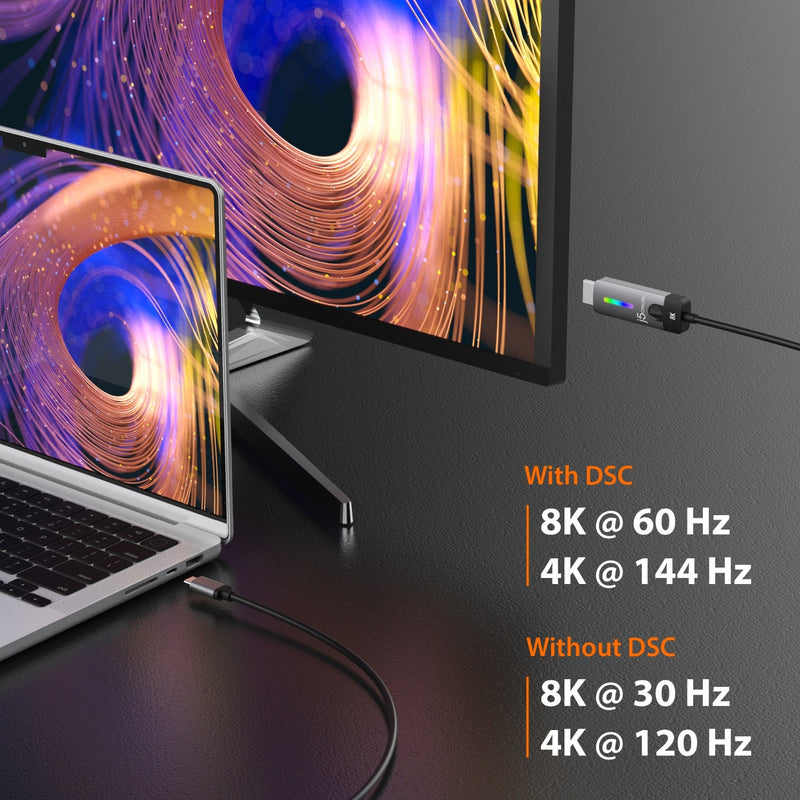 JCC157 USB-C® to HDMI™ 2.1 8K Cable