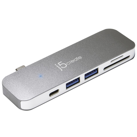 j5create USB C Hub- 6-in-1 Travel Docking Station met HDMI 4K@60Hz, 100W PD-oplader en USB A 3.1-poorten (JCD612 j5create USB C Hub- 6-in-1 Travel Docking Station met HDMI 4K@60Hz, 100W PD-oplader en USB A 3.1-poorten (JCD612