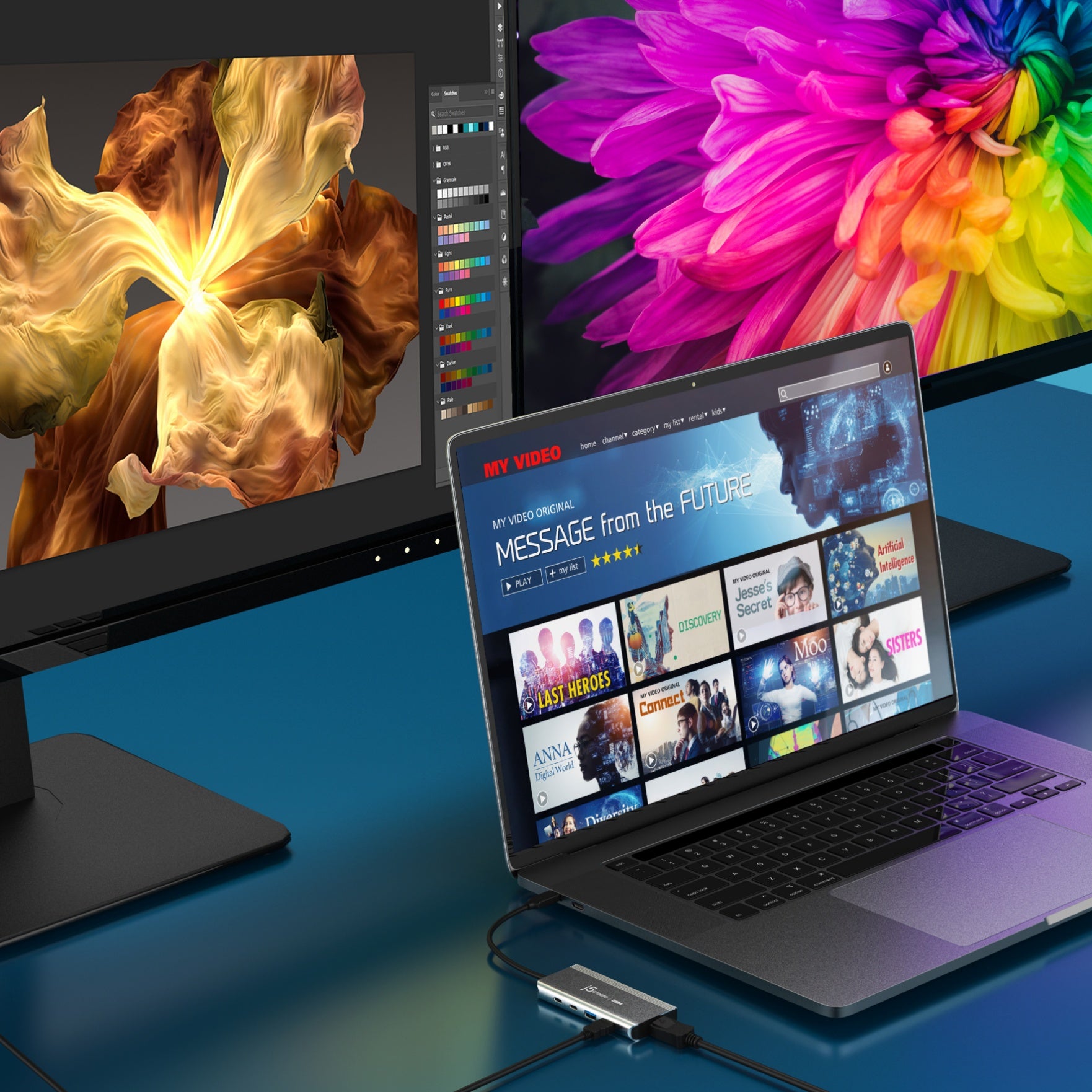 JCD401 USB4® Dual 4K Multi-Port Hub – j5create International