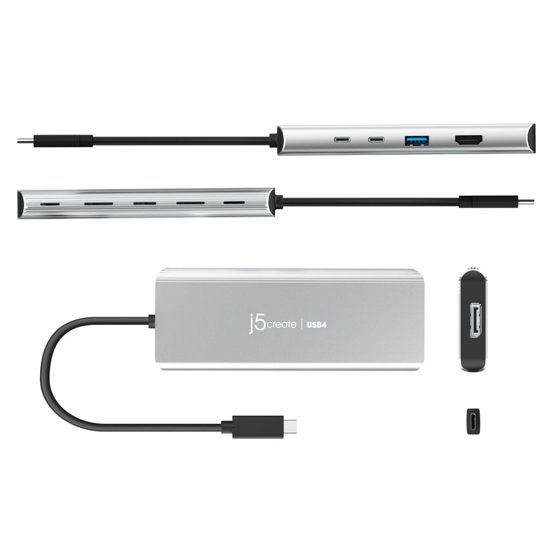 JCD401 USB4® Dual 4K Multi-Port Hub