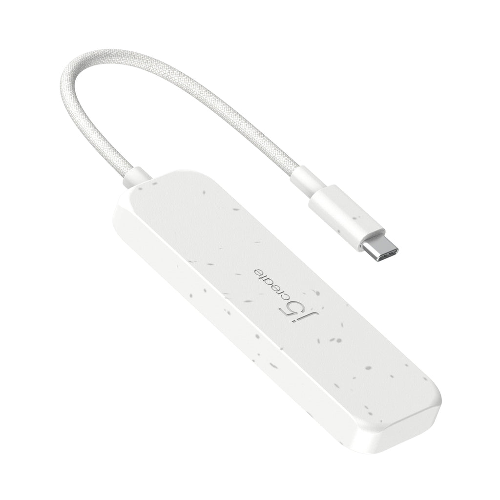 JCH341E Eco-Friendly USB-C® to 4-Port Type-A Gen 2 Hub