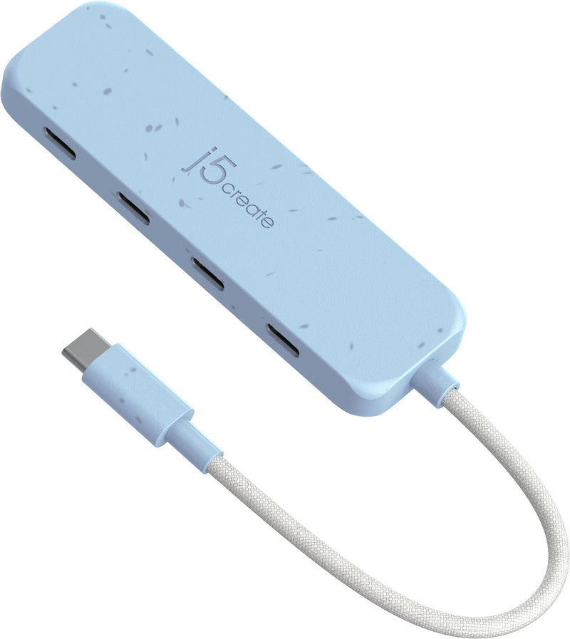 JCH345E Eco-Friendly USB-C® to 4-Port Type-C Gen 2 Hub