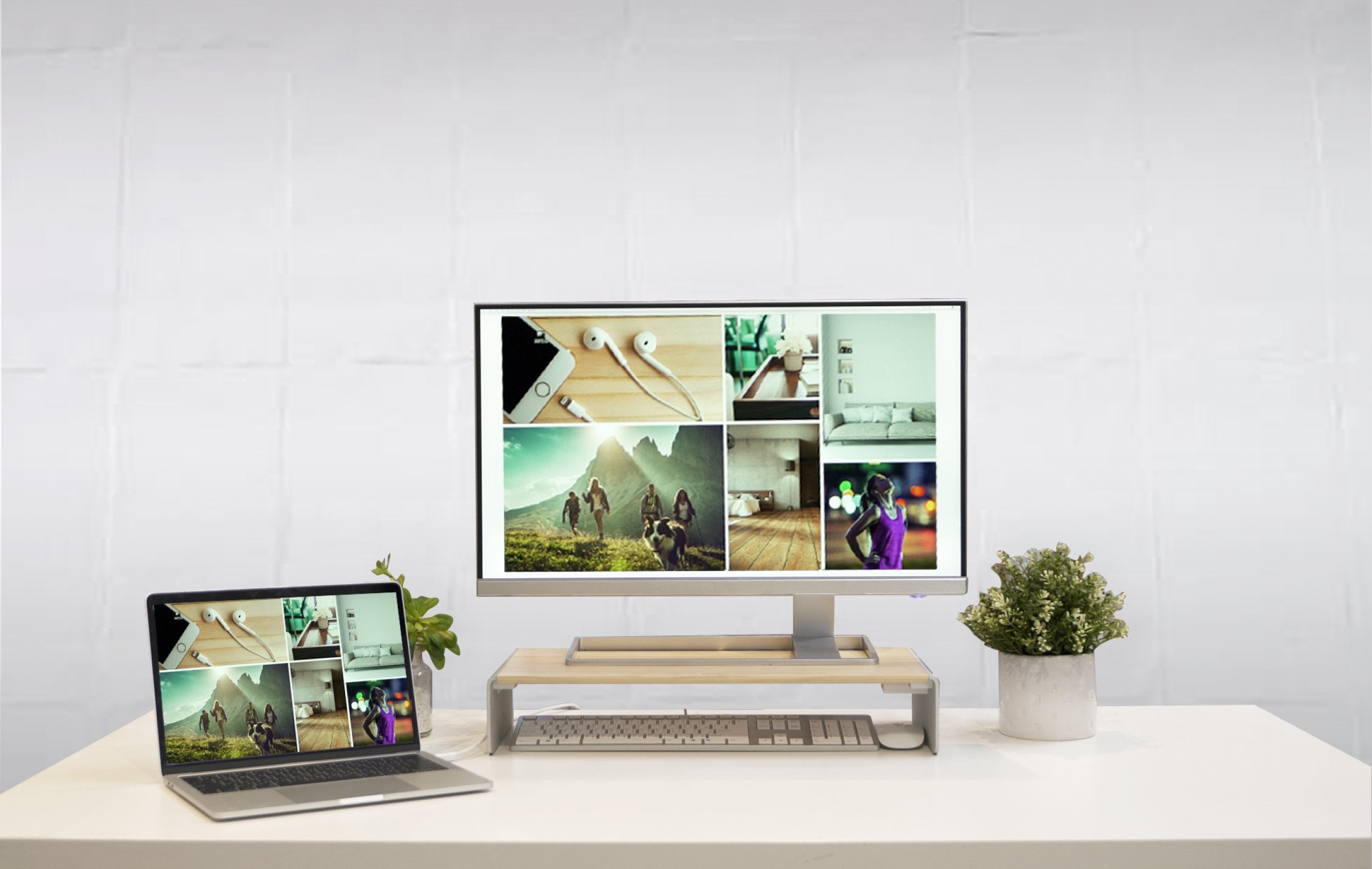 JCT425 Multi-Function Monitor Stand USB Type-C™, 4K HDMI™ & 6-Port