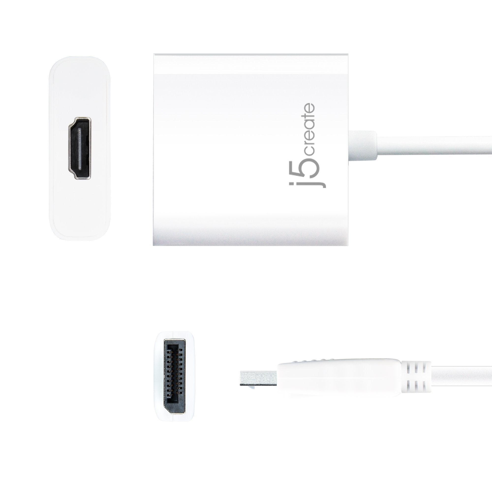 まとめ) j5 CreateDisplayport HDMI adapter JDA154 1個 〔×10セット〕-