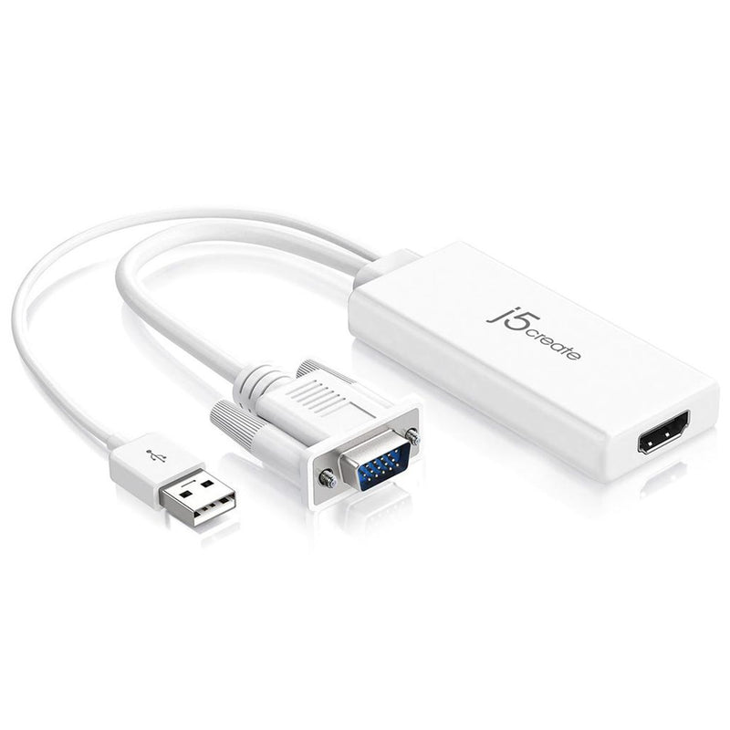 JCA175 USB-C™ to HDMI™ & VGA Adapter with USB™ 3.0/Power Delivery