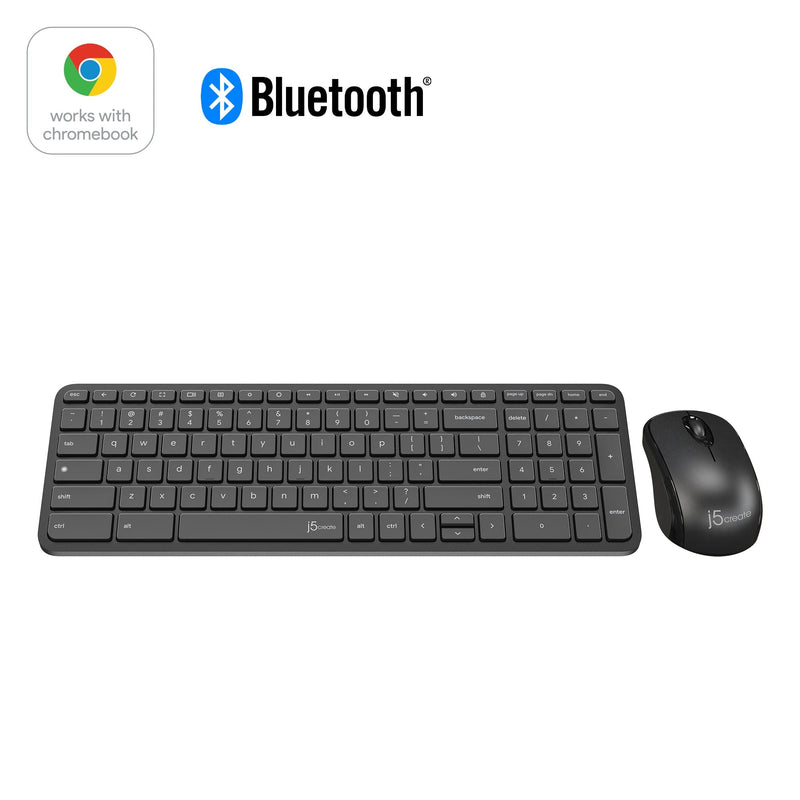 JIKBW602 Compact Wireless Keyboard and Mouse for Chrome OS™