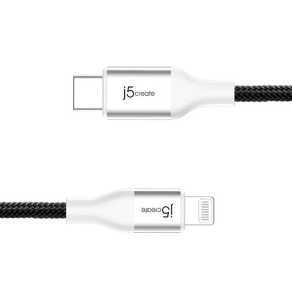 j5create | JLC15 USB-C™ to Lightning® Cable – j5create j5create | JLC15 USB-C™ to Lightning® Cable – j5create