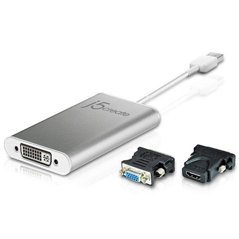 JUA230U USB™ 2.0 DVI Display Adapter with HDMI™ and VGA