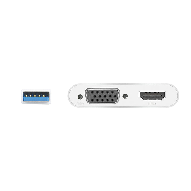 JUA360 USB™ 3.0 to HDMI™ & VGA Multi-Monitor Adapter