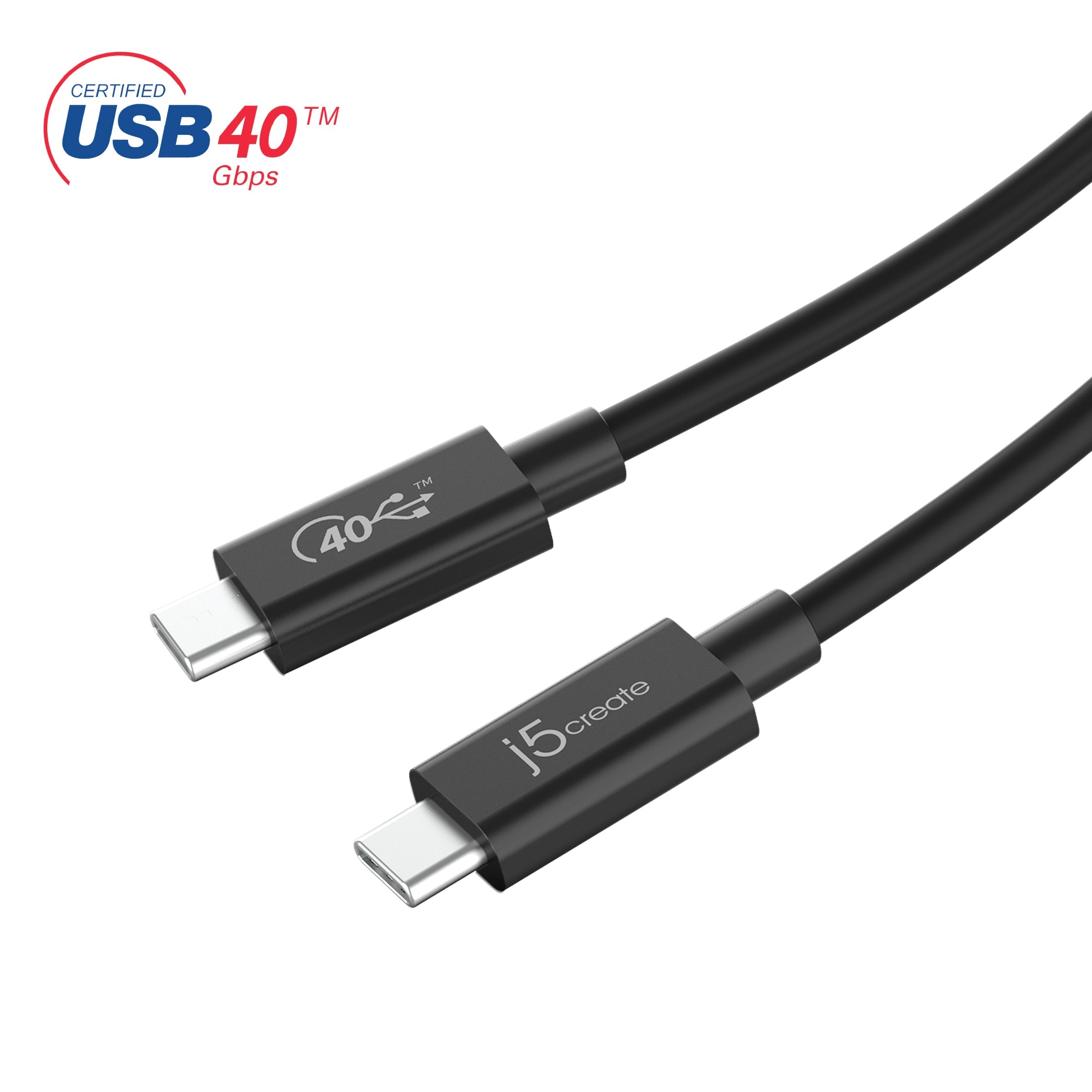 JUC28L08 Full-Featured USB-C® Cable (USB4® Gen 3) – j5create JUC28L08 Full-Featured USB-C® Cable (USB4® Gen 3) – j5create