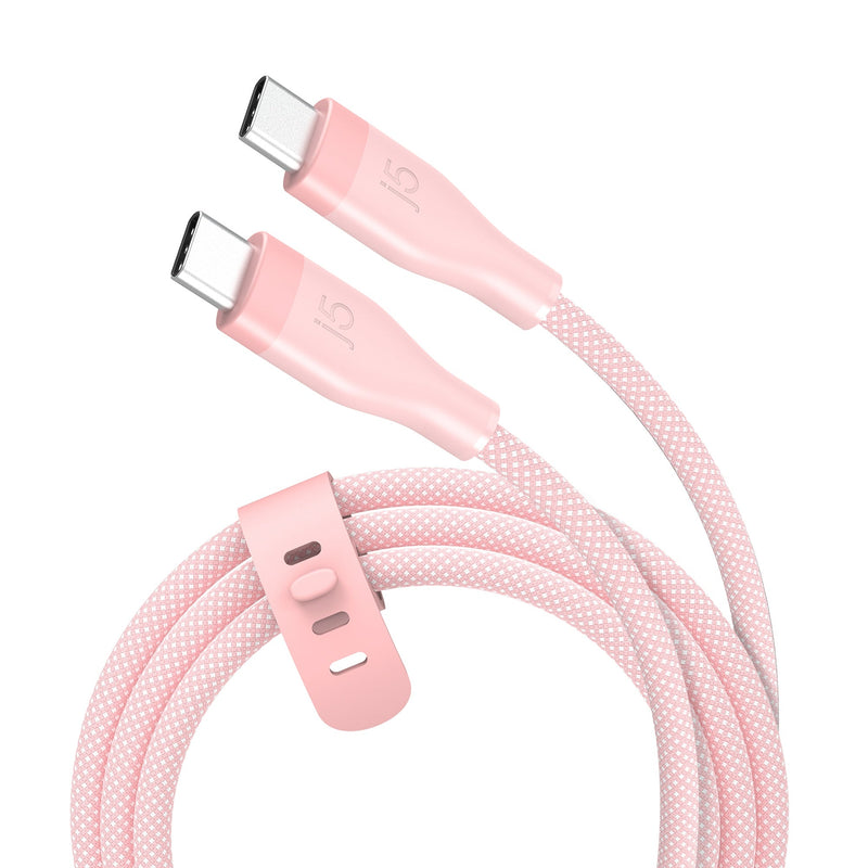 JUCX18L18 USB-C® 60W Ultra Soft Double-Braided Fast Charging Cable