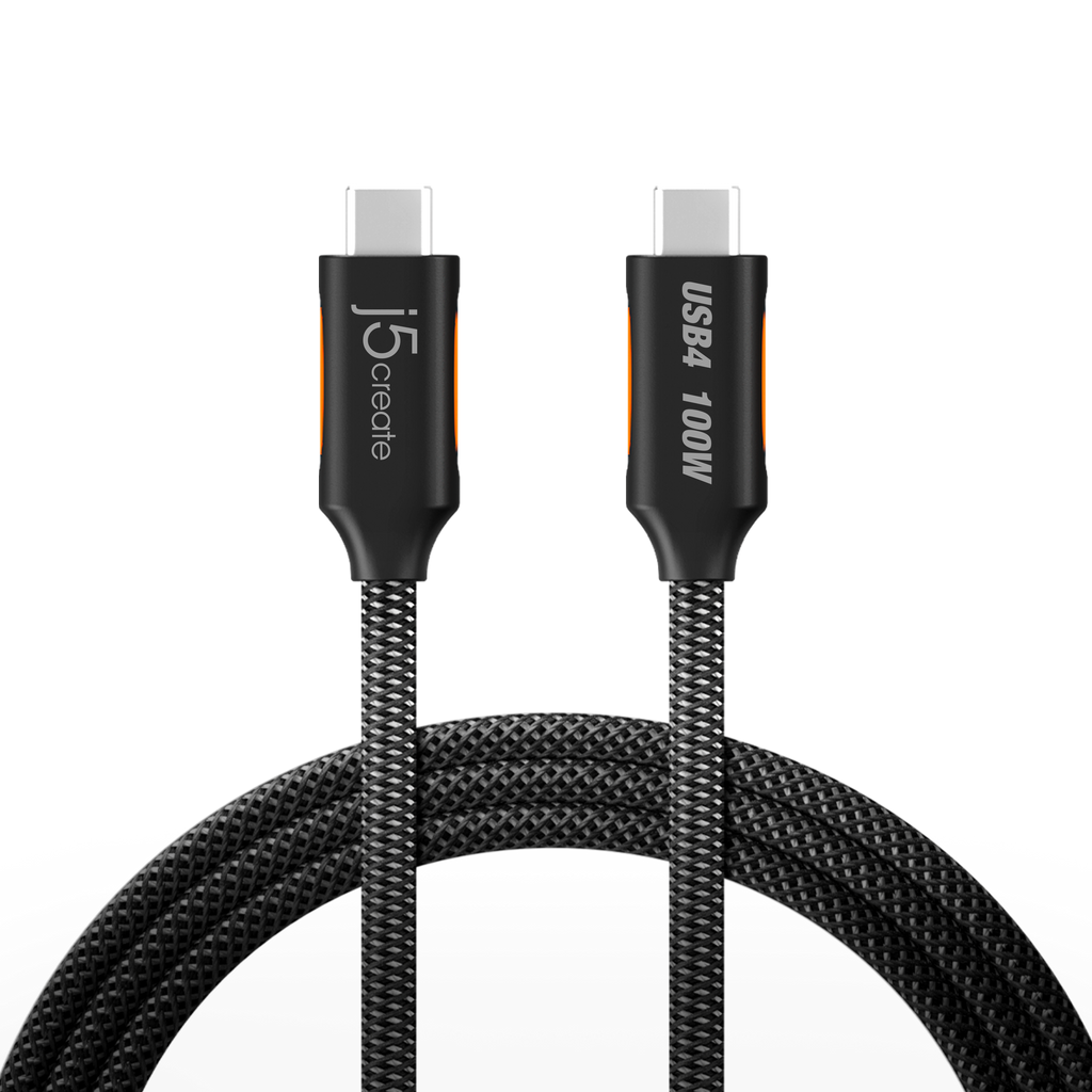 JUCX27L12 USB4® 40Gbps Full-Featured USB-C® Coaxial Cable