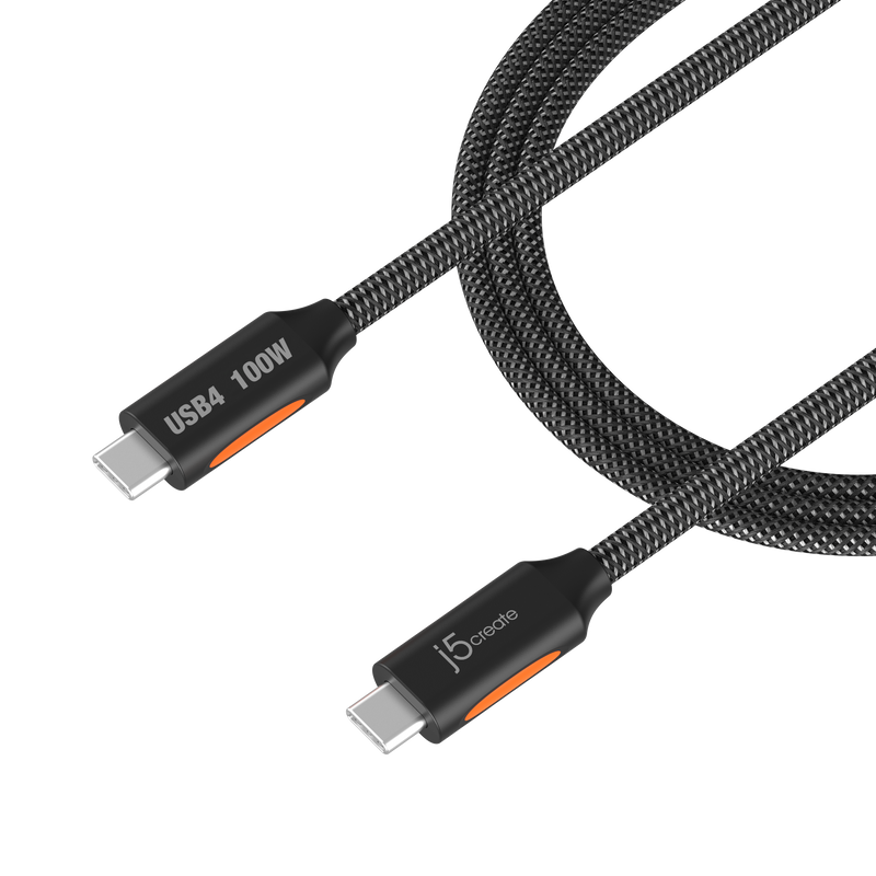 JUCX27L12 USB4® 40Gbps Full-Featured USB-C® Coaxial Cable
