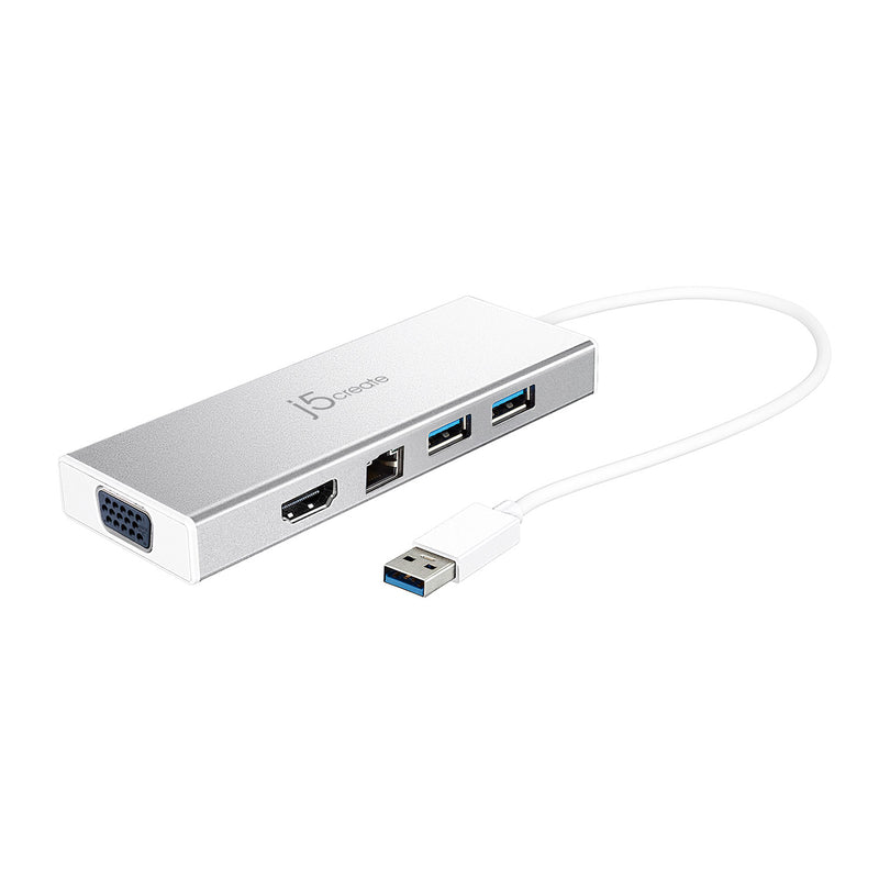 JUH470 USB™ 3.0 Multi-Adapter Gigabit Ethernet / 3-Port USB™ 3.0 HUB