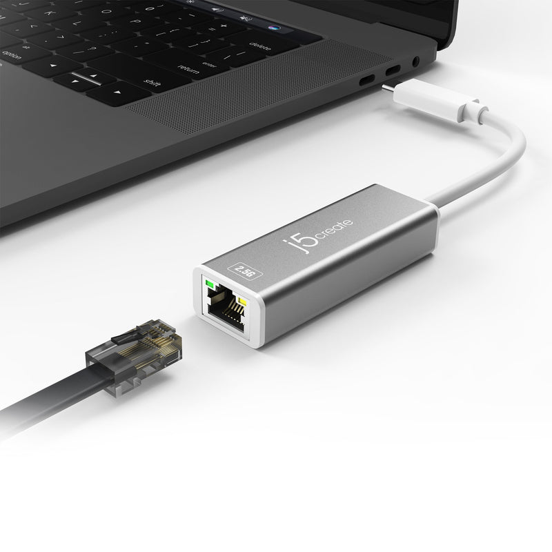 JCE145 USB-C™ to 2.5G Ethernet Adapter