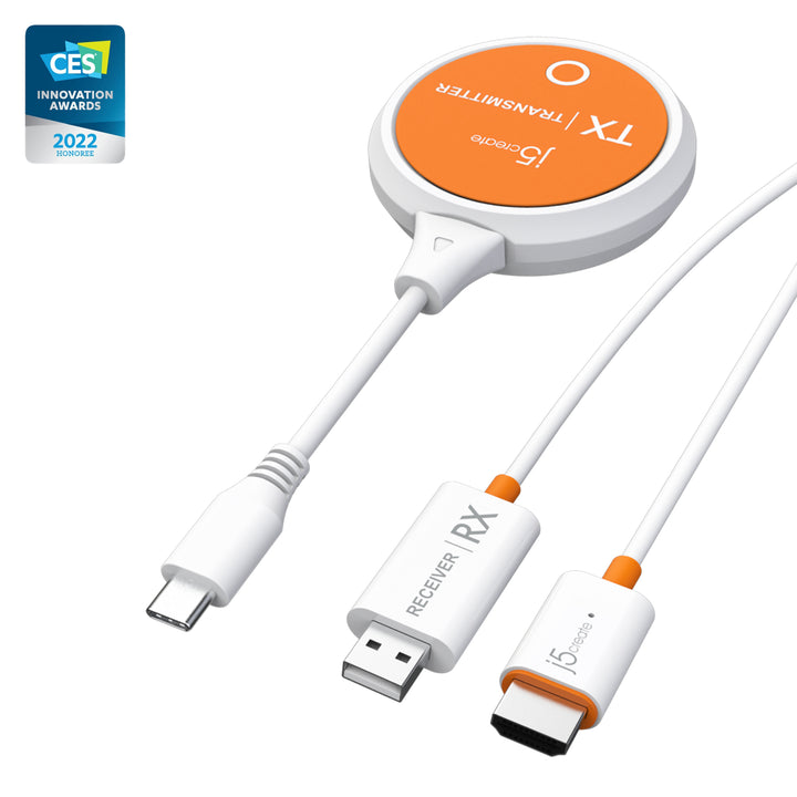 j5create ScreenCast USB-C® Wireless Display HDMI™ Extender