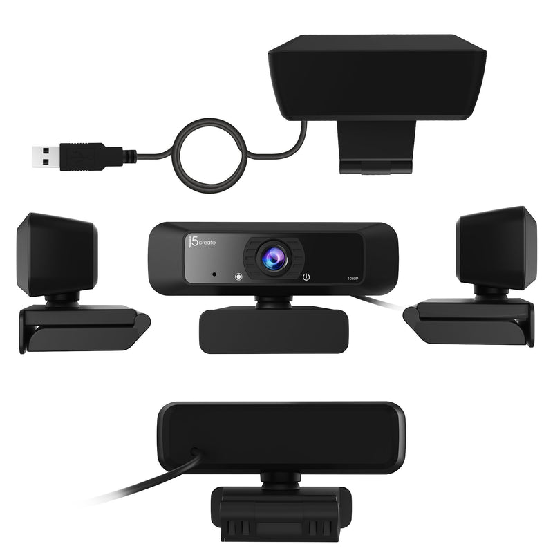 j5create JVCU100 USB™ HD Webcam with 360° Rotation – j5create International