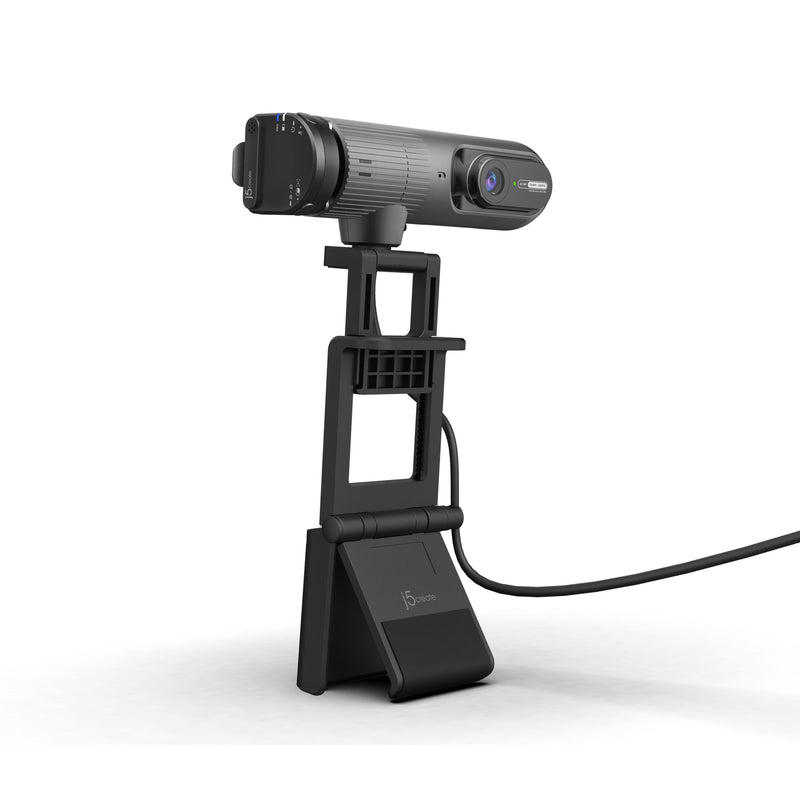 JVU300 2K AI-Powered Webcam with Wireless Microphone and Auto-Focus